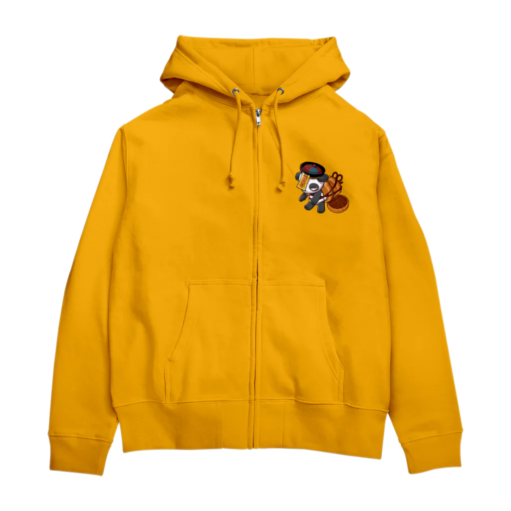 ぎんいろ工房の月餅パンダちゃん Zip Hoodie