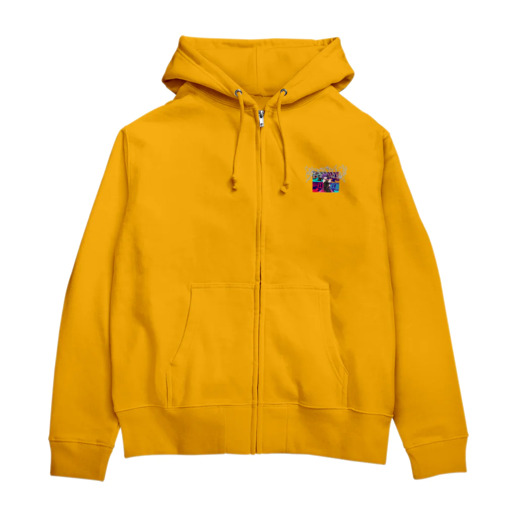 オタク汁の架空のバンドT Zip Hoodie