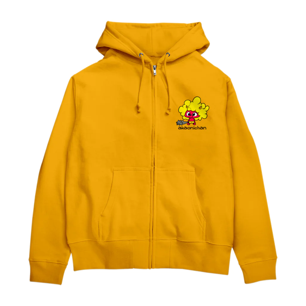 千田純生のあかおにちゃん Zip Hoodie