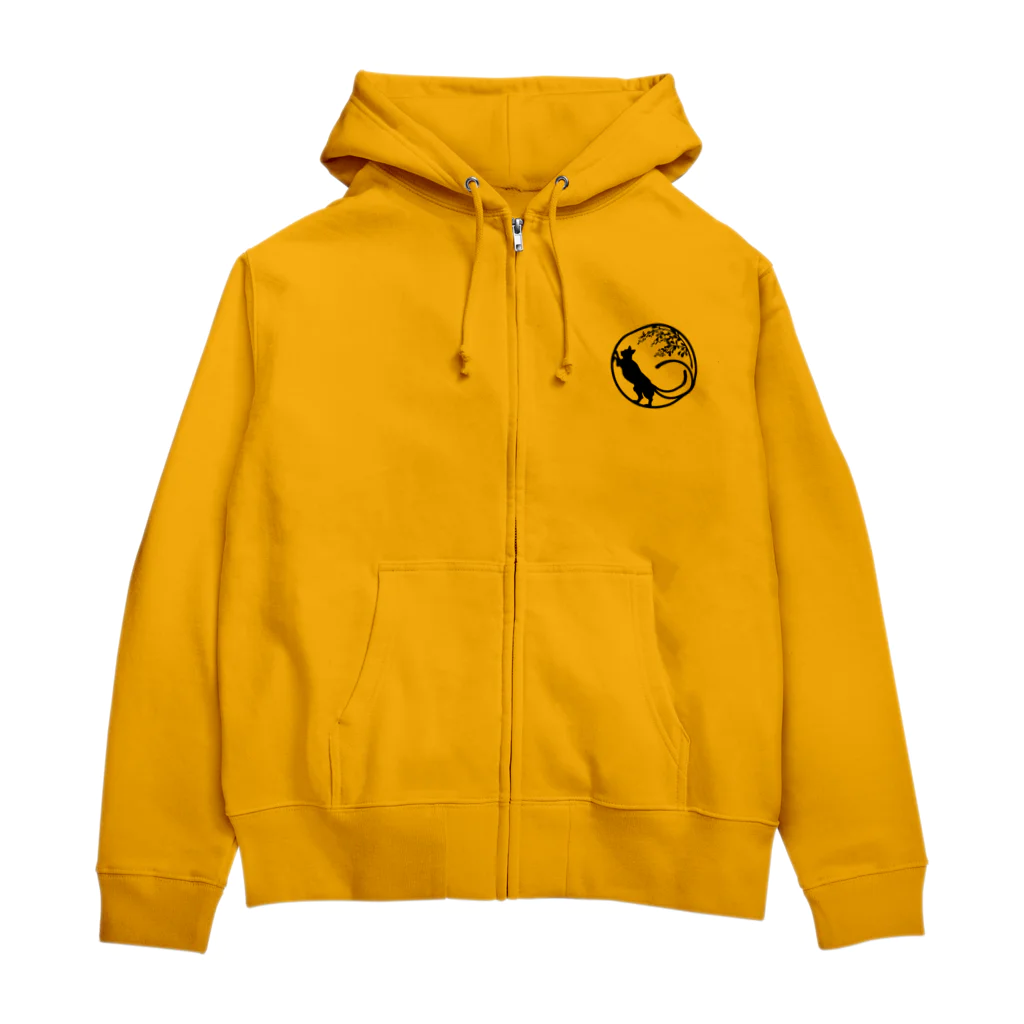 藤の和紋/猫又 Zip Hoodie