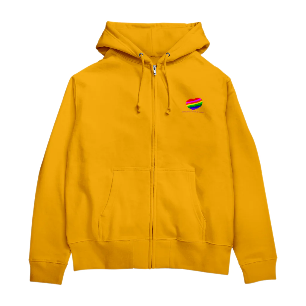 necomurasakiのちっちゃな体におっきな魂 Zip Hoodie