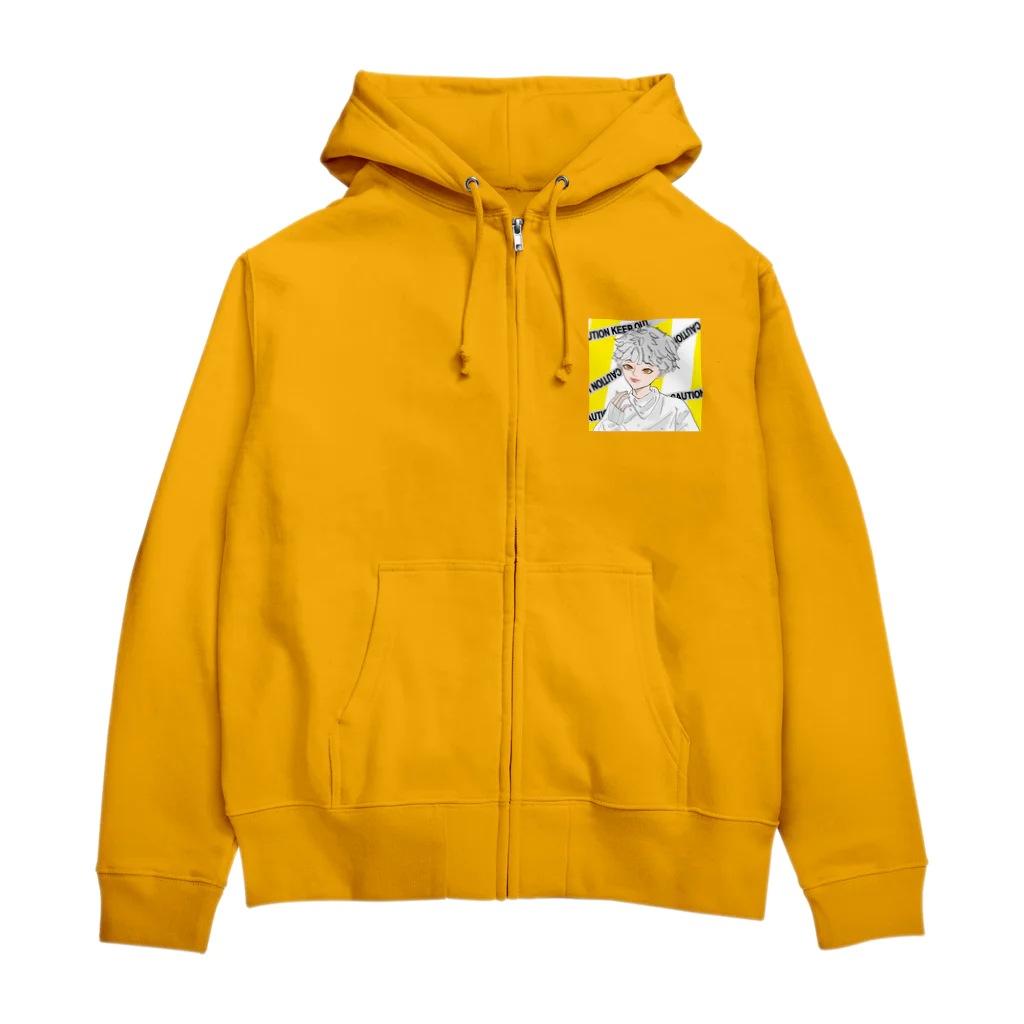 𝑨𝒍𝒚𝒂 𝑨𝒇𝒊𝒇𝒂𝒉 𝑴𝒖𝒉𝒋𝒊のToxic Zip Hoodie