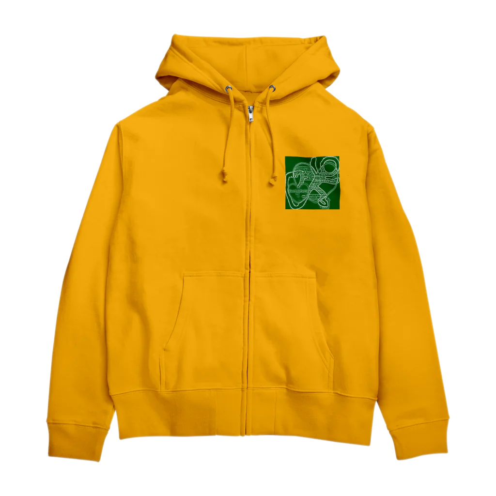 るんぺんパリ【RunPenParis】のRunPenParisジップパーカーK1018C Zip Hoodie