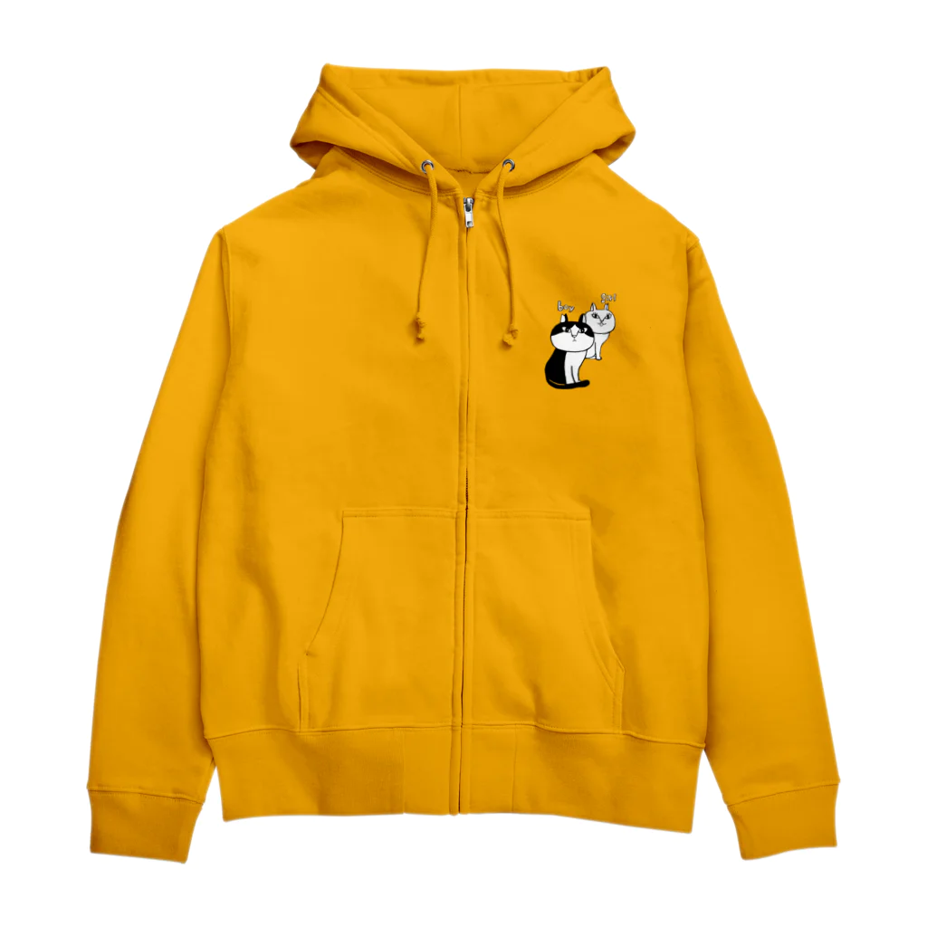 福猫屋のさくらねこ/文字なし Zip Hoodie