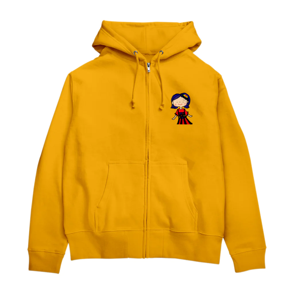 頭に乗せちゃいました。の｢いちか｣のオムライス Zip Hoodie