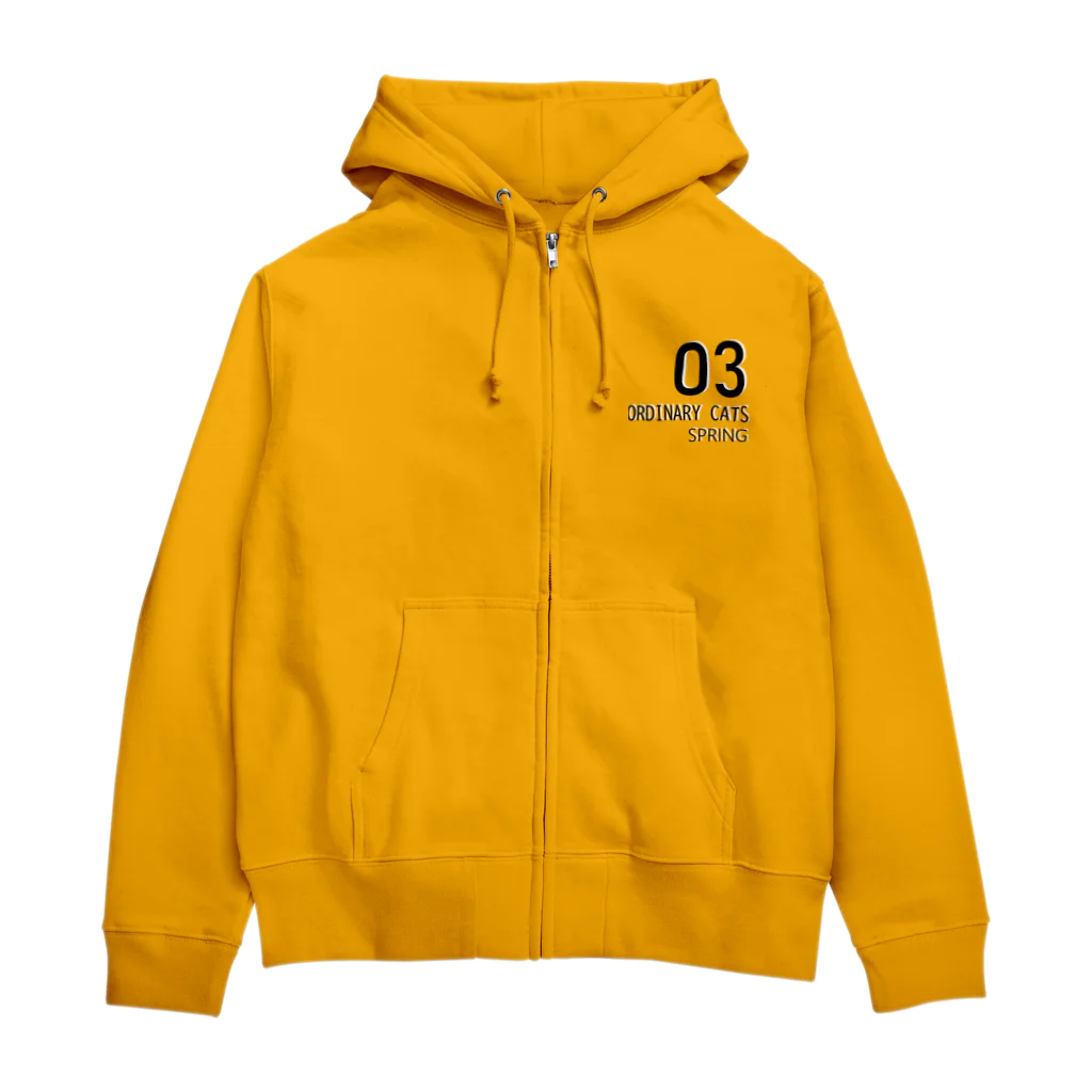 『NG （Niche・Gate）』ニッチゲート-- IN SUZURIのOrdinary Cats03h.t.(春) Zip Hoodie