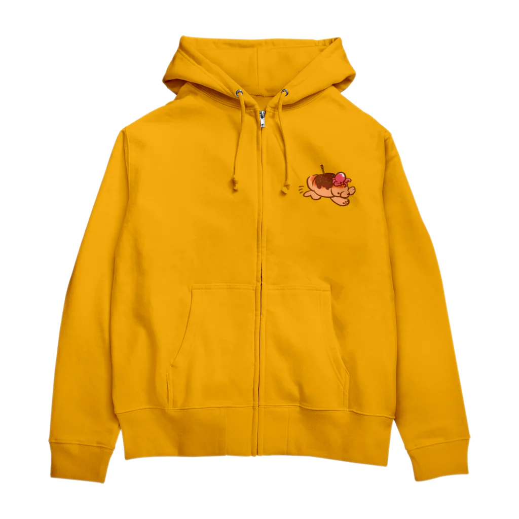 メバエマツモトのたこやきパンワン Zip Hoodie