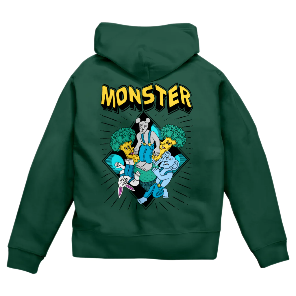 THE DOUBUTSU-ZOO SHOPのMONSTER ジップパーカー