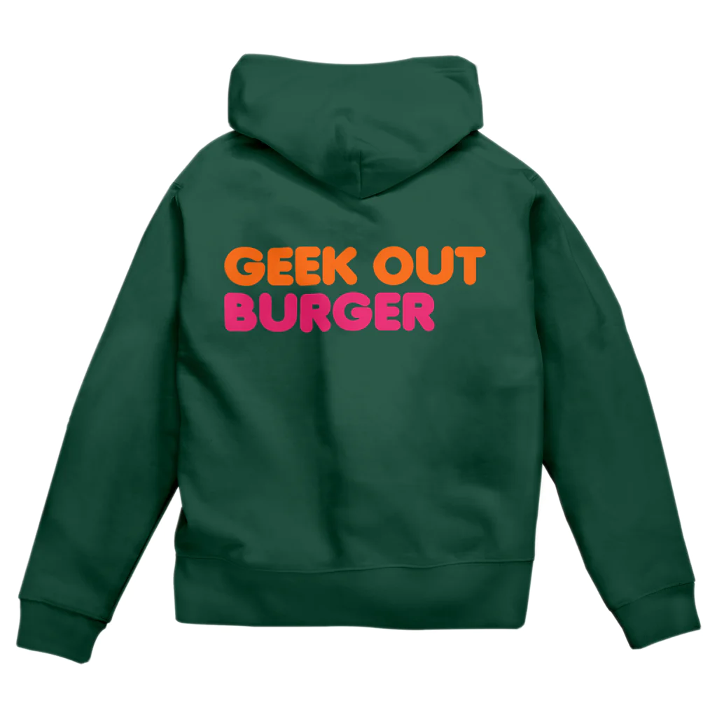 GeekOut TrialのGEEK OUT BURGER zip hoodie ジップパーカー