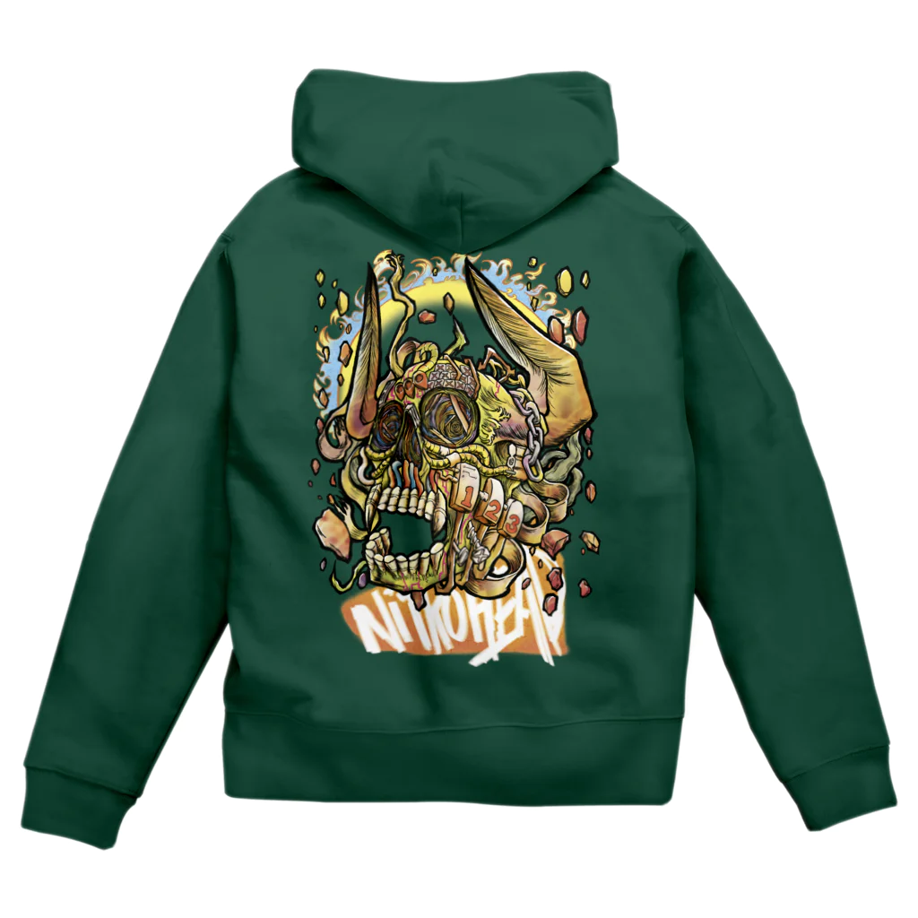 脳内崩壊の［ShowDown］シリーズ Zip Hoodie