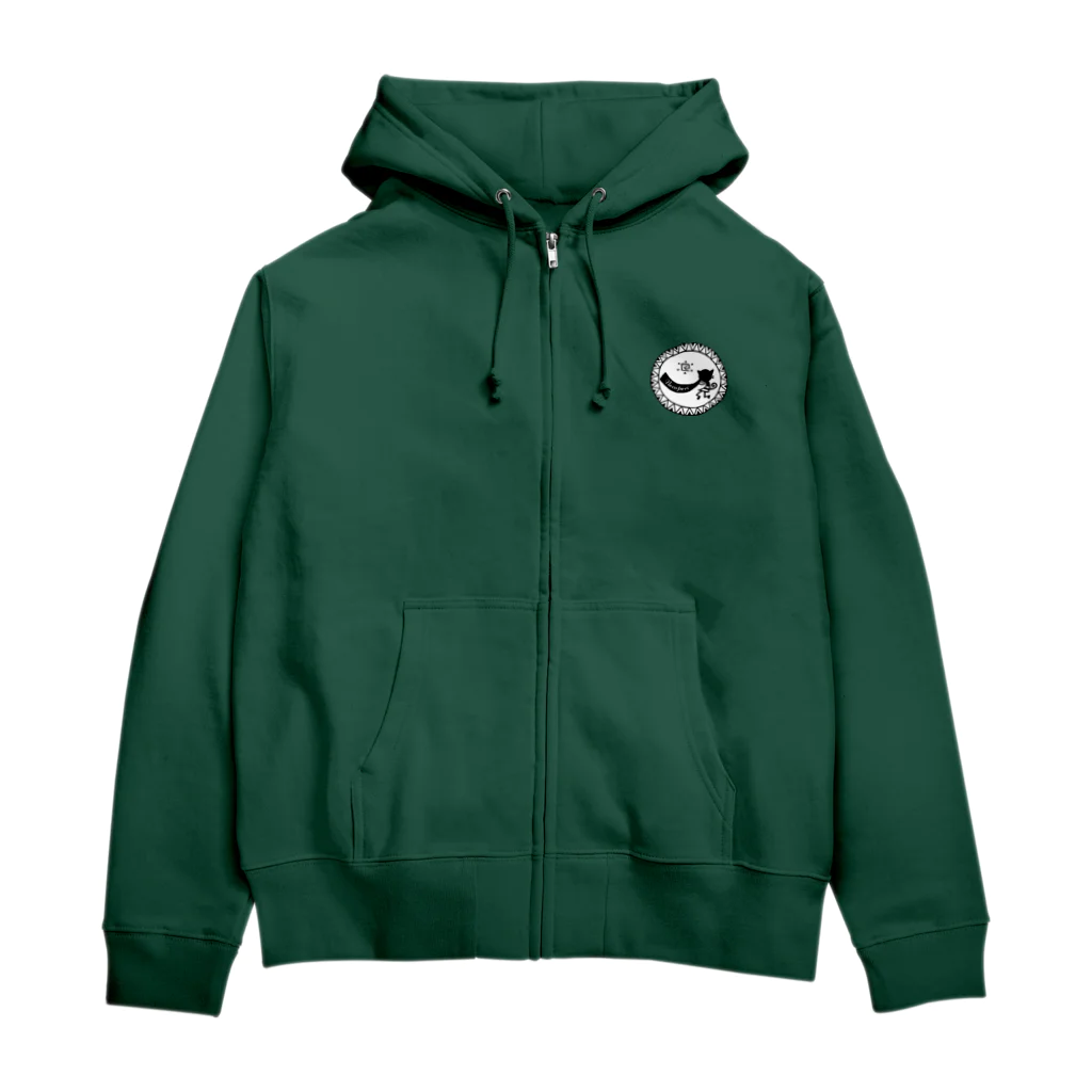 NecoperiのNecoperi (the sun) 猫 Zip Hoodie