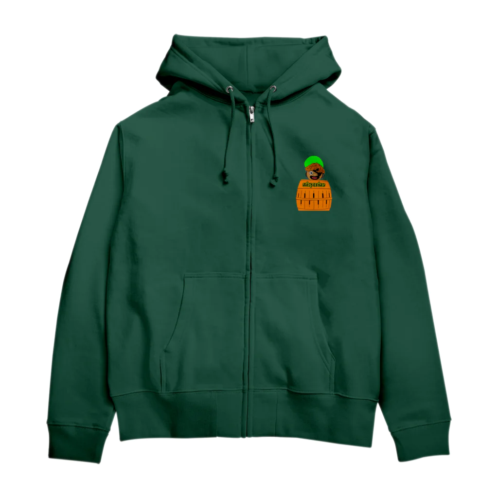 micyorina shopのmicyorina 「みちょ髭危機一髪」 Zip Hoodie