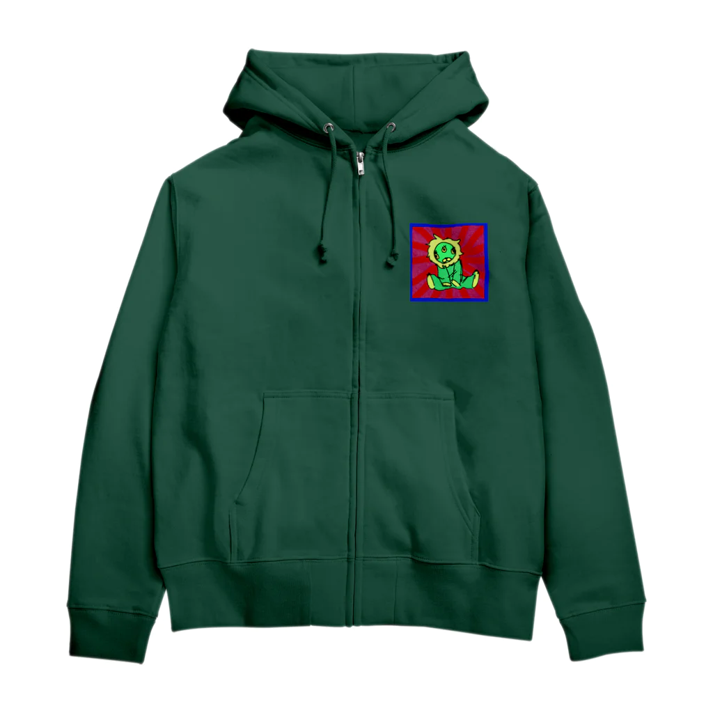 ゲリゲリ曼珠沙華IIの神様らいおん Zip Hoodie