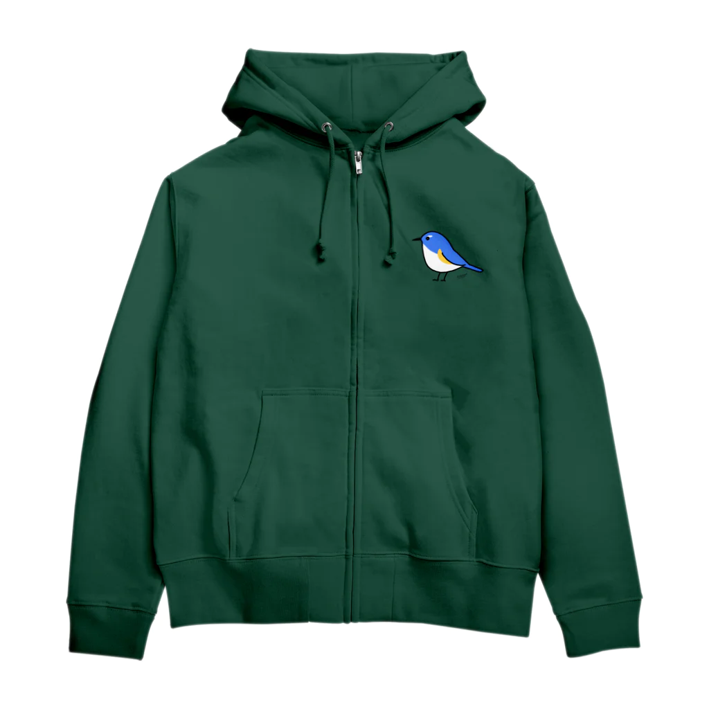 toripippi00のルリビタキの兄貴 Zip Hoodie