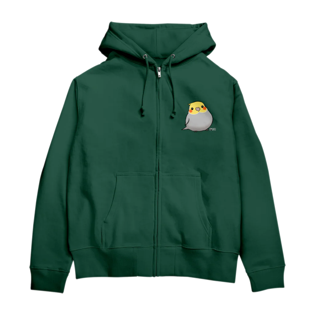 *KAKAPO*の*KAKAPO*のふんわりオカメインコちゃん(のまる) Zip Hoodie