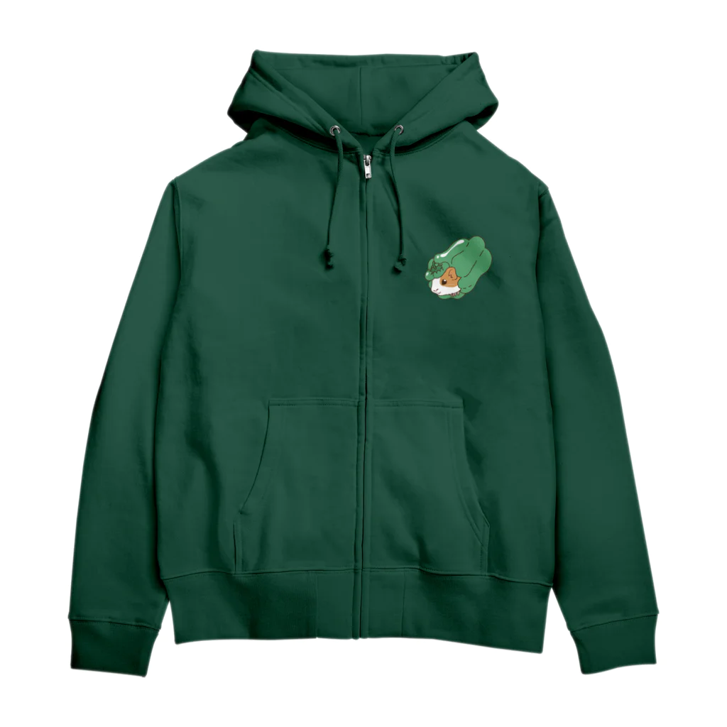 Lichtmuhleのピーマンモルモット Zip Hoodie