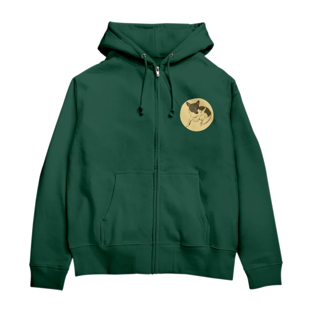 ガクピー堂の雑種です。なにか？ Zip Hoodie