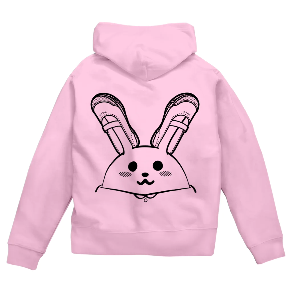 クリーチャーズのうさみみウォーク/うわばき Zip Hoodie