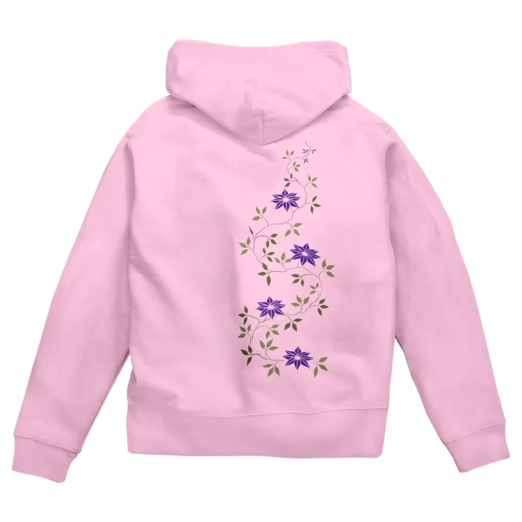 ツバメ堂の鉄扇の花 Zip Hoodie