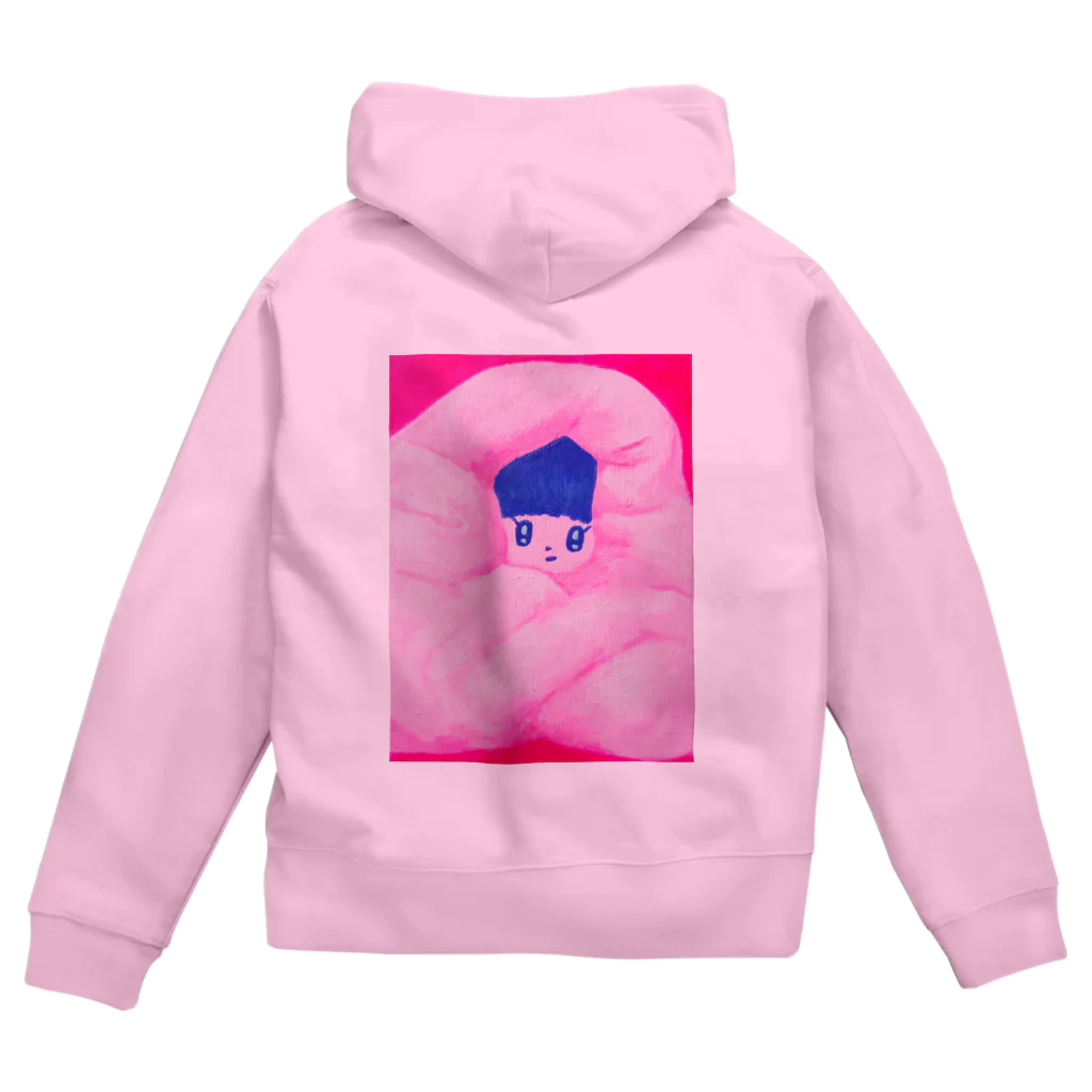 モニョチタポミチのおふとんLOVE Zip Hoodie