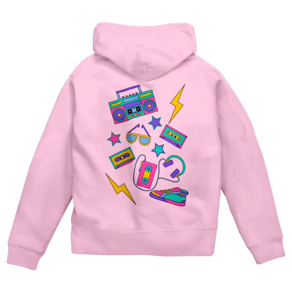 Lucia BOXのLOVE  90'S ALL ITEMS Zip Hoodie