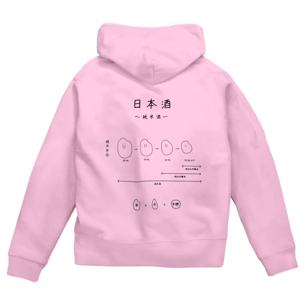 Medusasの日本酒〜純米酒ver〜 Zip Hoodie