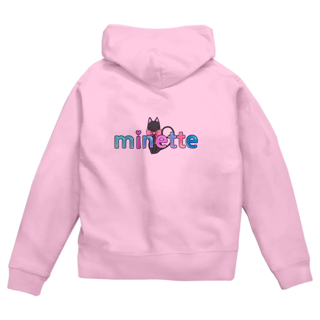 minetteグループ公式のみねっとぱーかー Zip Hoodie