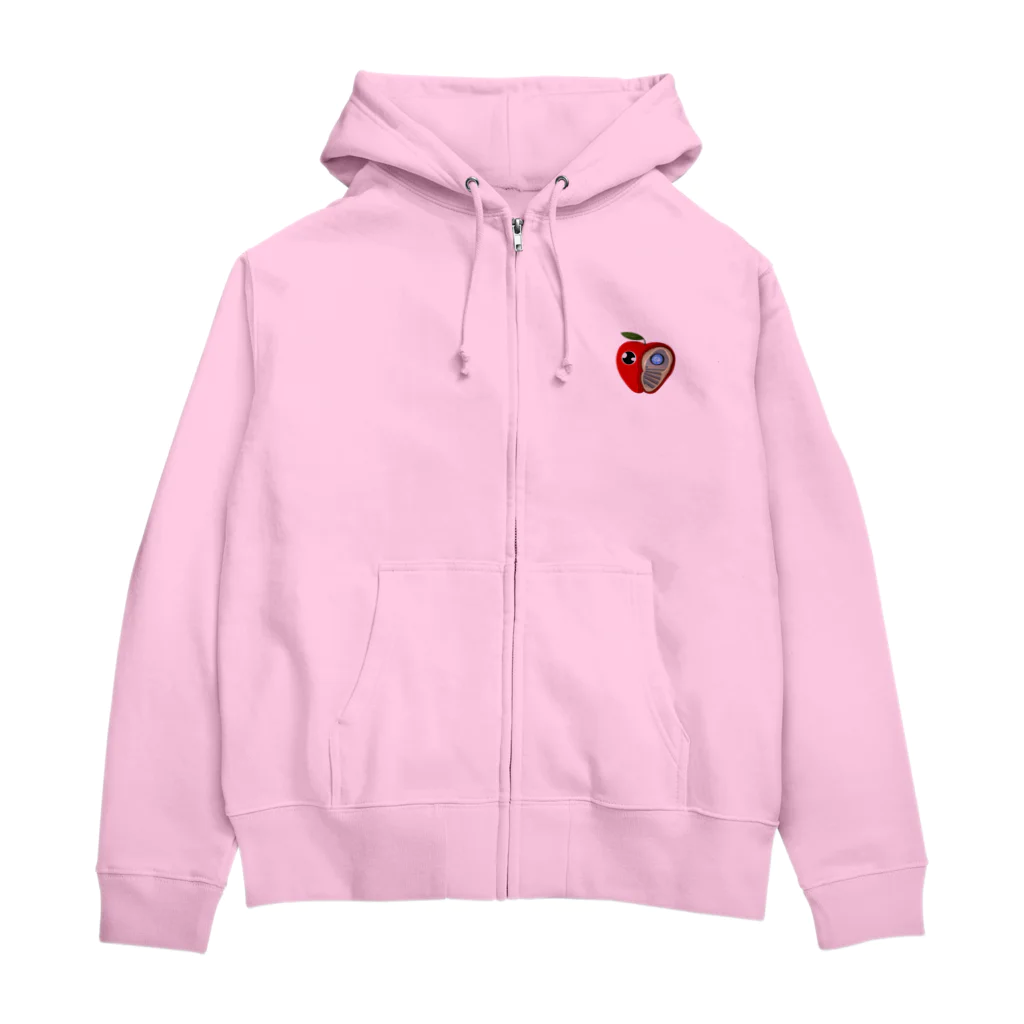 えりすん(Erisun)のフルロボ りんご Zip Hoodie