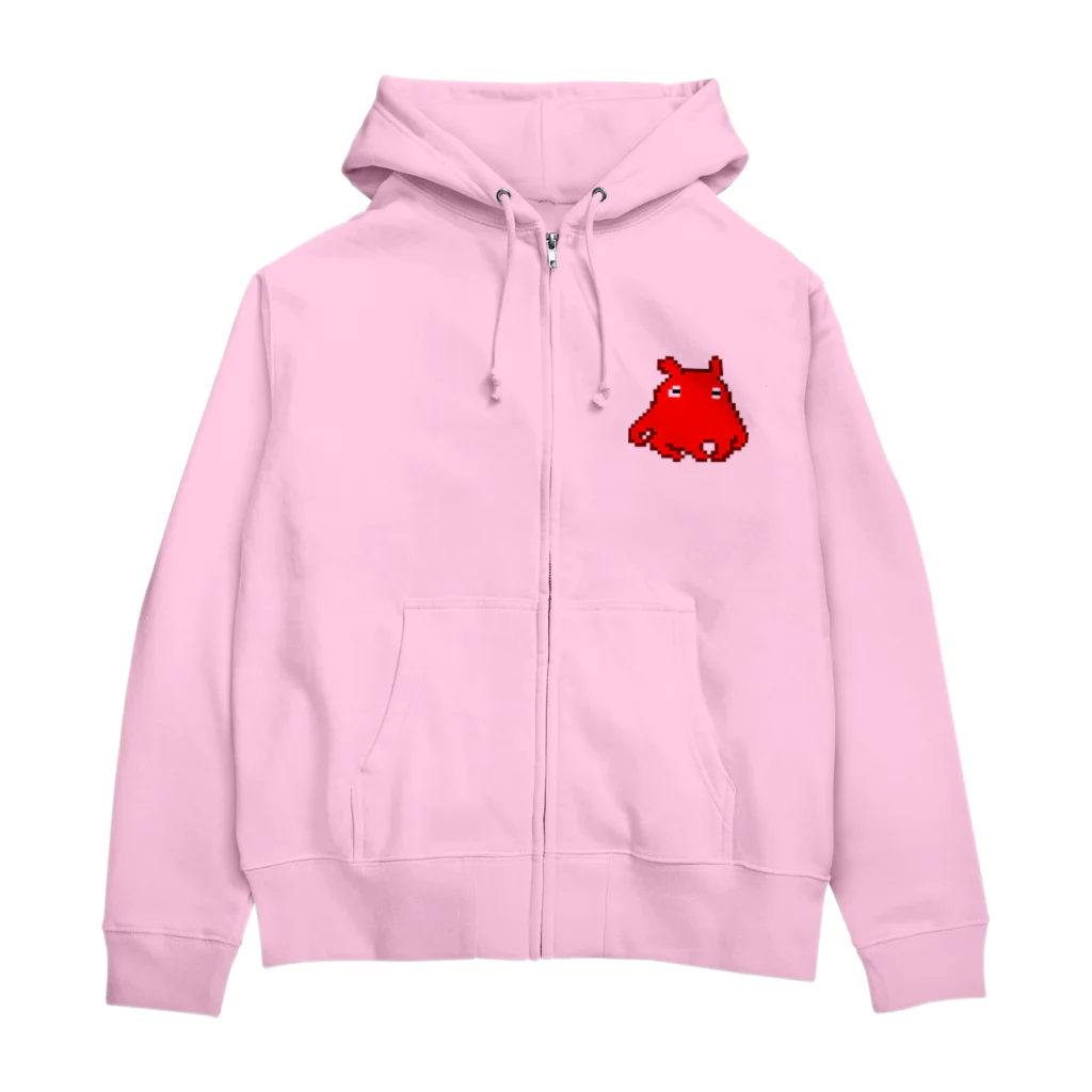 LalaHangeulのメンダコさんドットバージョン Zip Hoodie