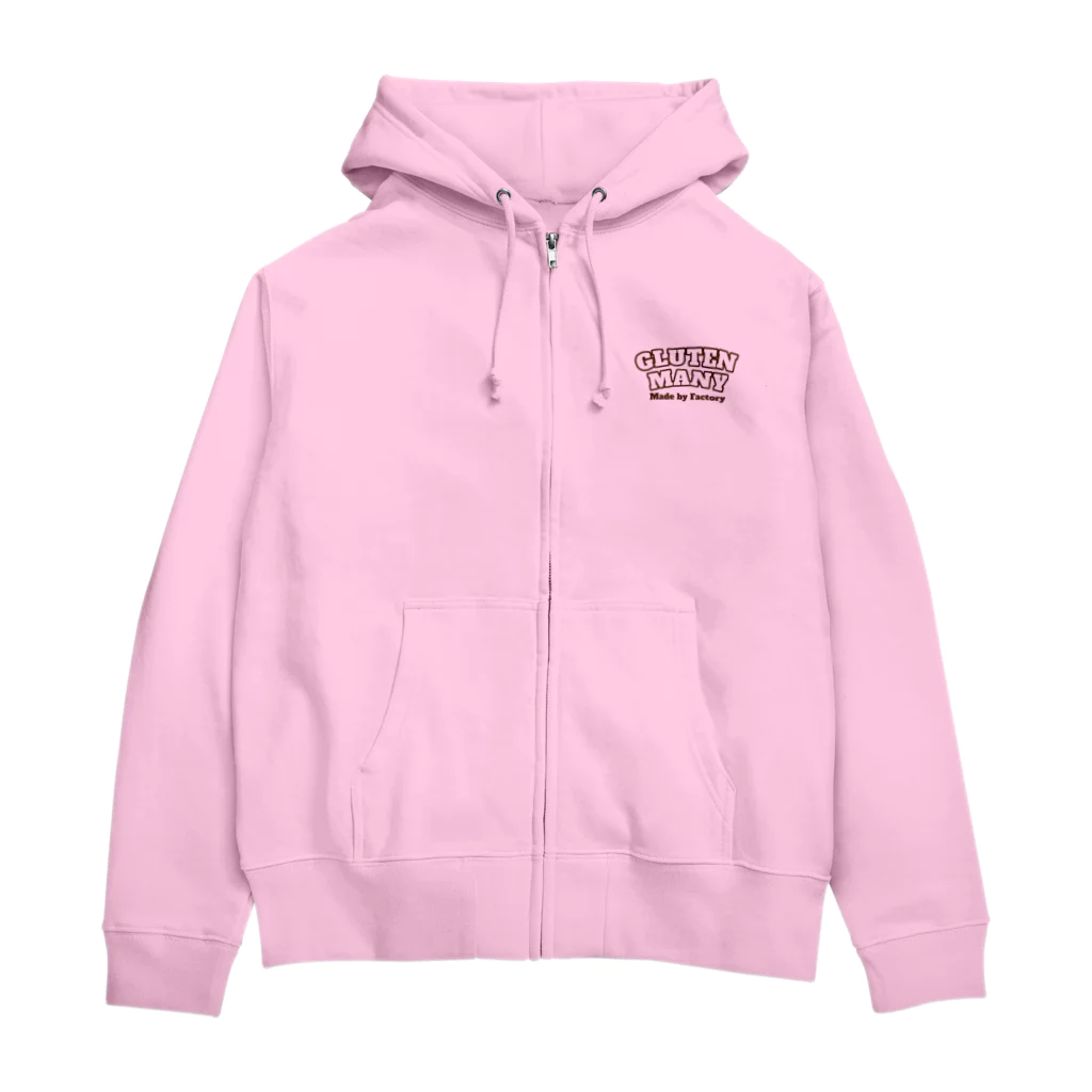 FactoryのGLUTEN MANY Zip Hoodie