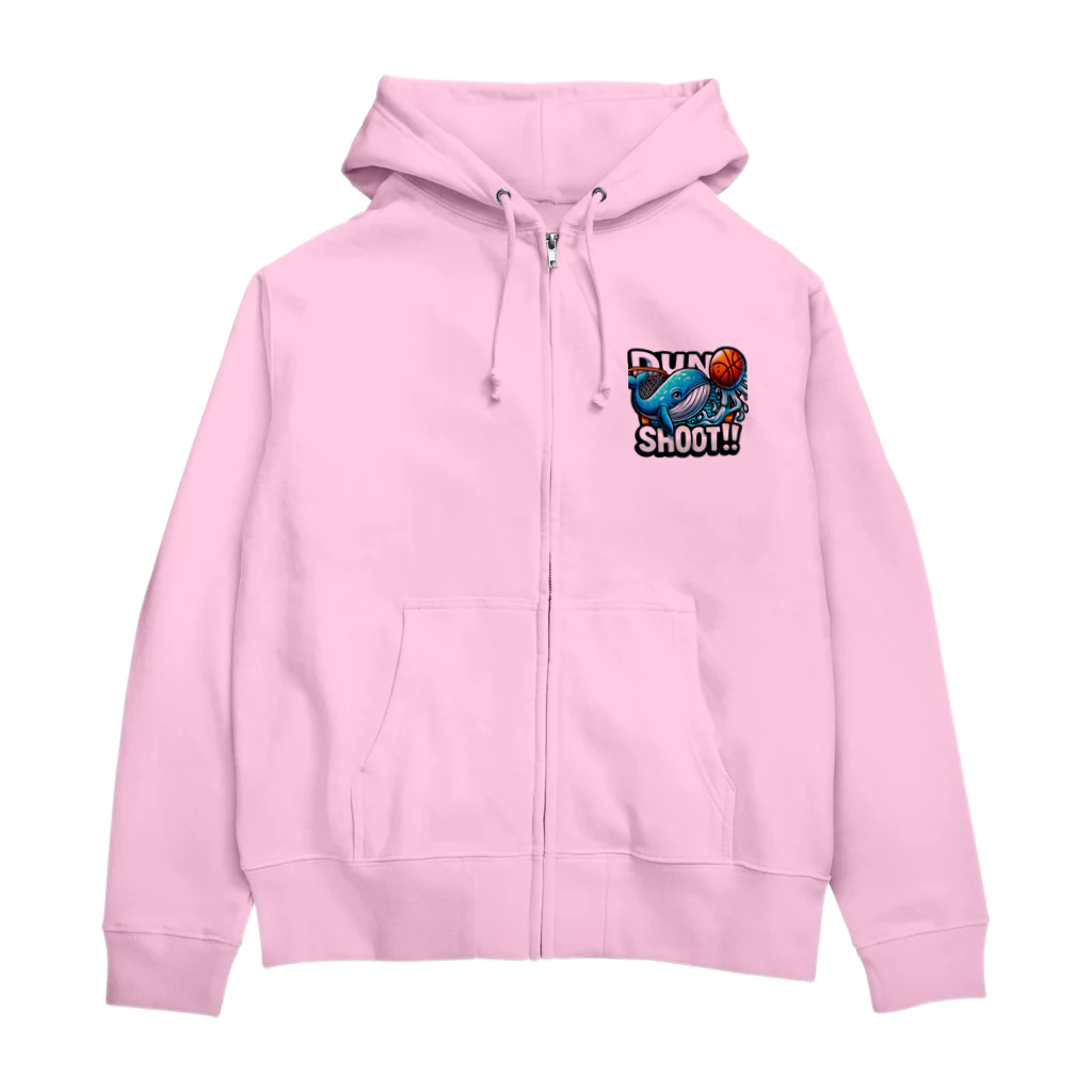 tiisanakujira0205のクジラ Zip Hoodie
