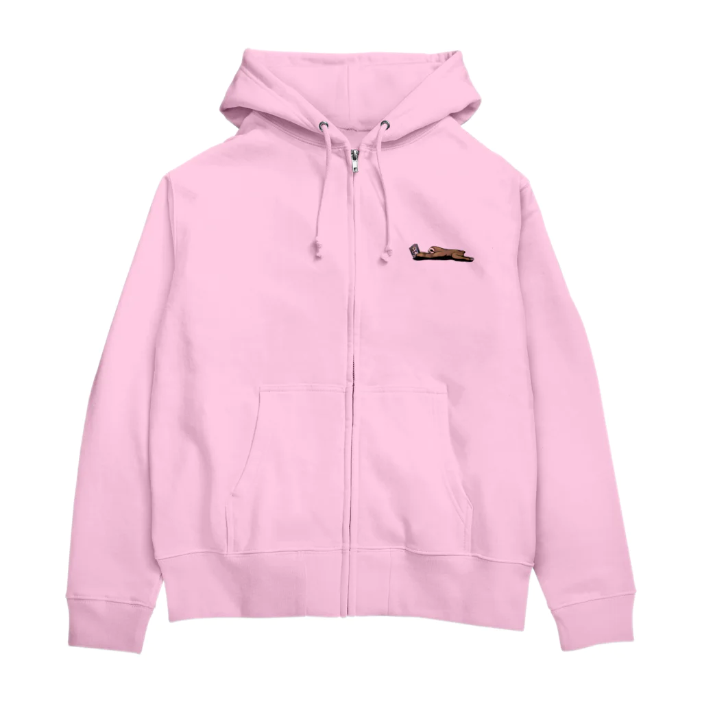 Poooompadoooourの本と、なまけもの Zip Hoodie