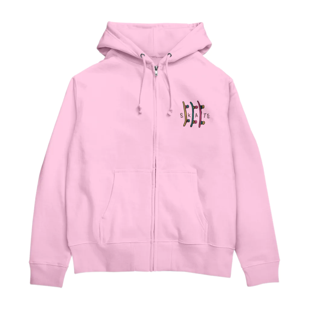 NOOBのSKATEBOARDING  Zip Hoodie