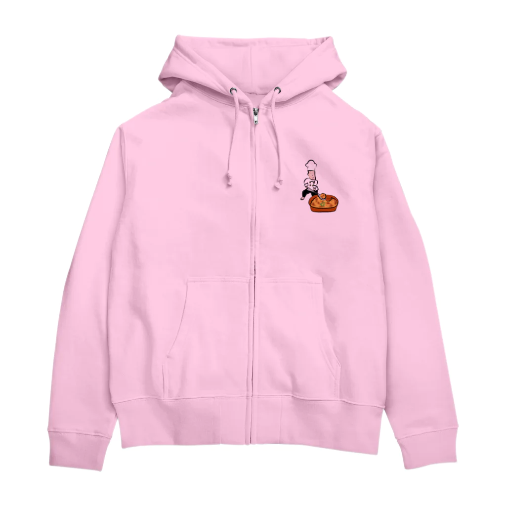 ekotannのシェフhiromi  Zip Hoodie