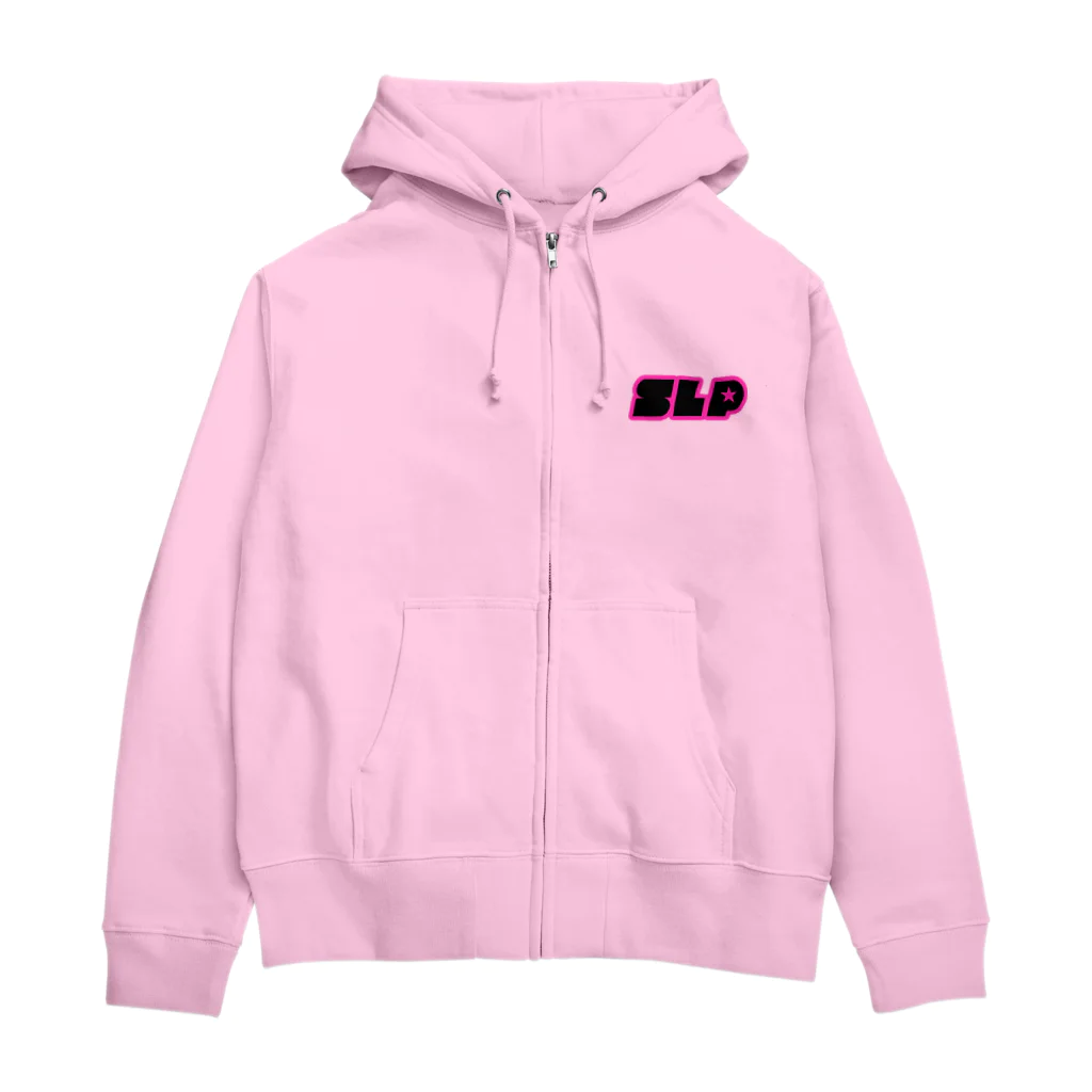 𝙎 𝙇 𝙋 ☻のSLP★【ピンクロゴ】 Zip Hoodie