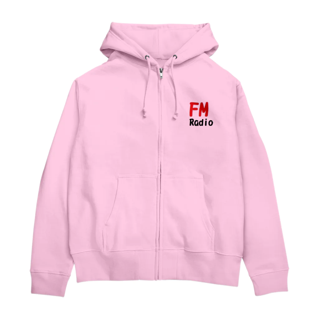 アメリカンベース のFM ラジオ　 Zip Hoodie