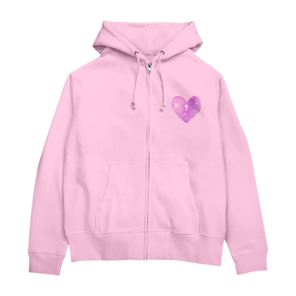 かわいいもののおみせ　いそぎんちゃくのゆめかわハート Zip Hoodie