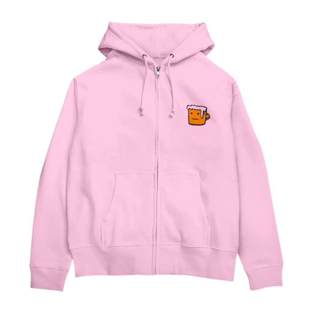 ニイダ・ルペルトのジョッキくん Zip Hoodie