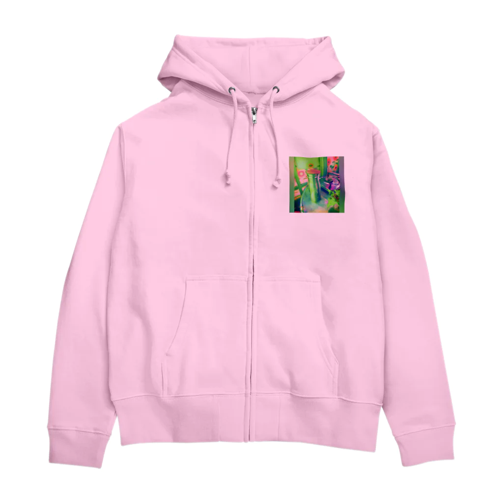 NEON LIGHT STARSのグリーンランタン マシカク Zip Hoodie