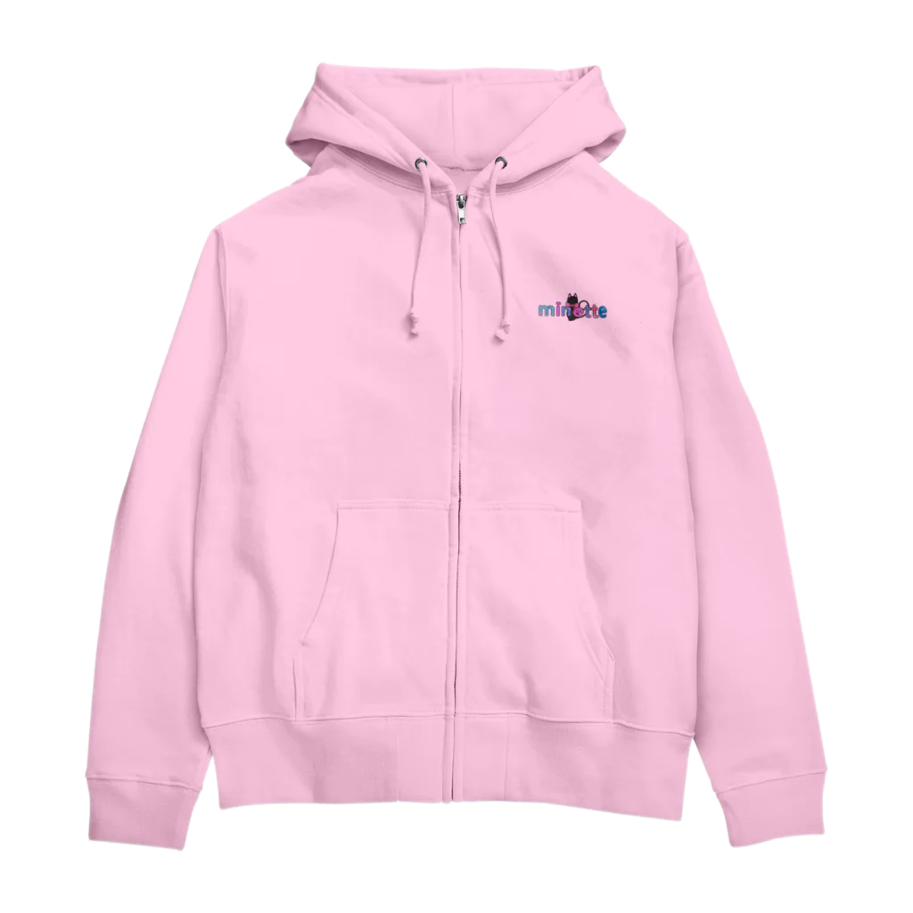 minetteグループ公式のみねっとぱーかー Zip Hoodie