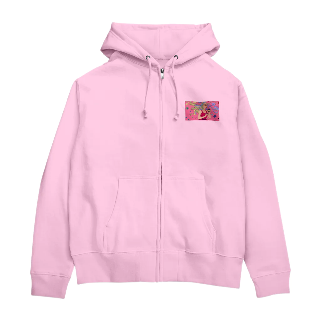 小6自閉スペクトラム症の女の子のお部屋の優雅なジカン Zip Hoodie