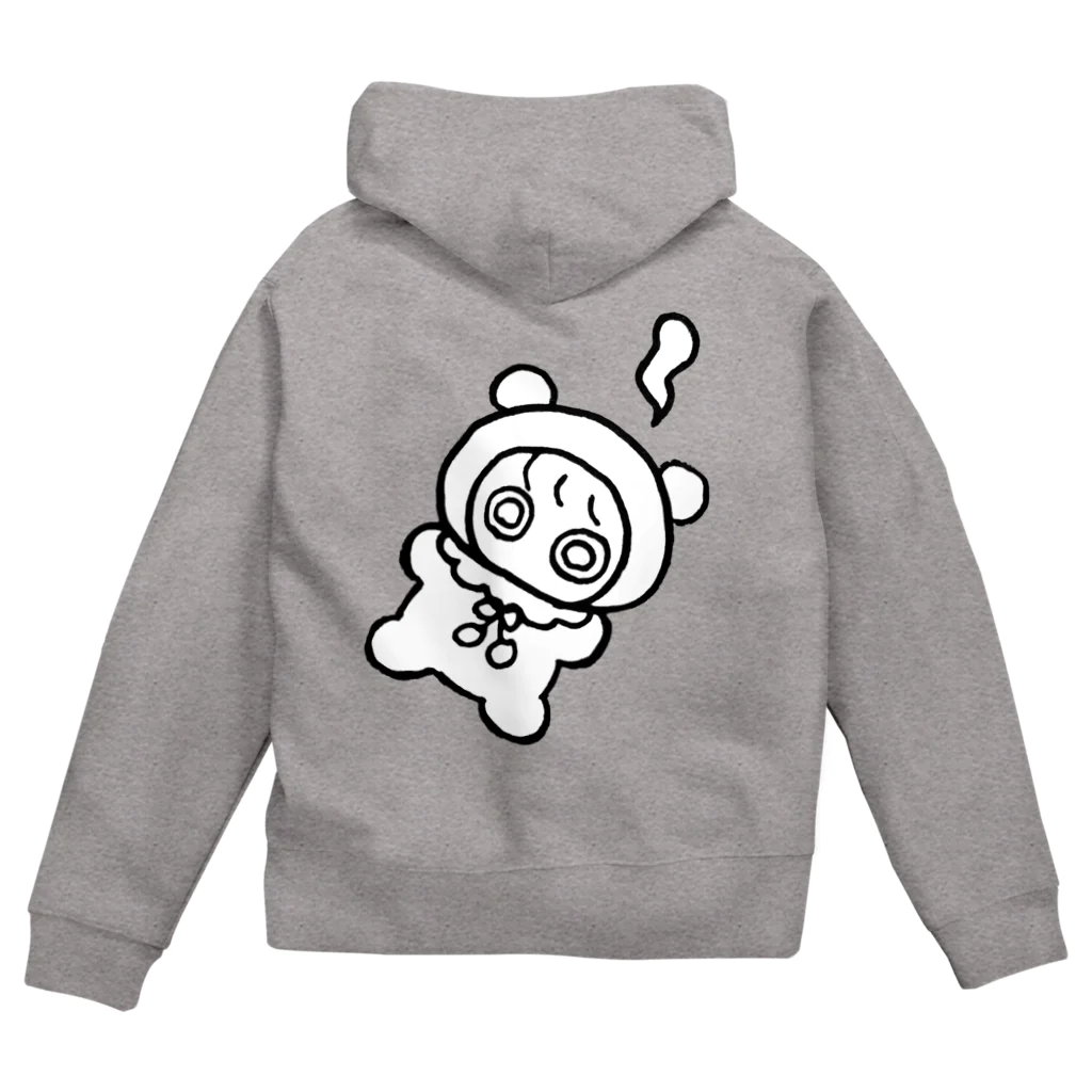 ユタカのてでべびちゃんショップのきょむべびちゃんA Zip Hoodie