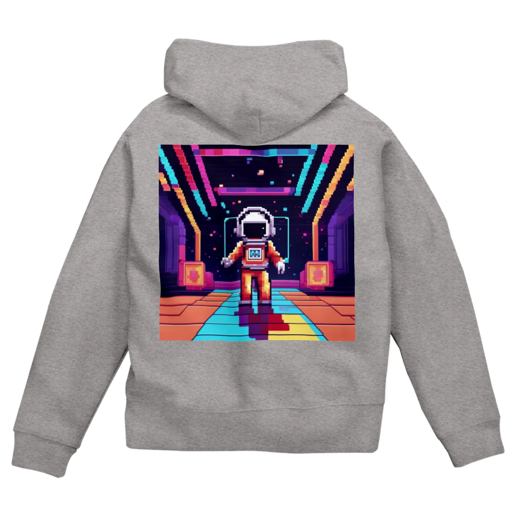 jsaofsjofaakoの宇宙船の中のダンスフロア Zip Hoodie