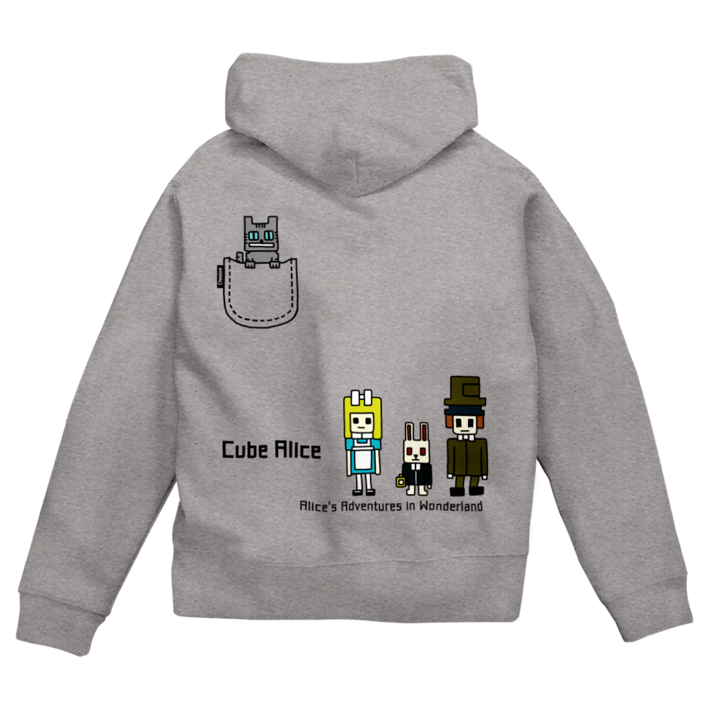 すとろべりーガムFactoryのCUBE アリス ver.2 Zip Hoodie