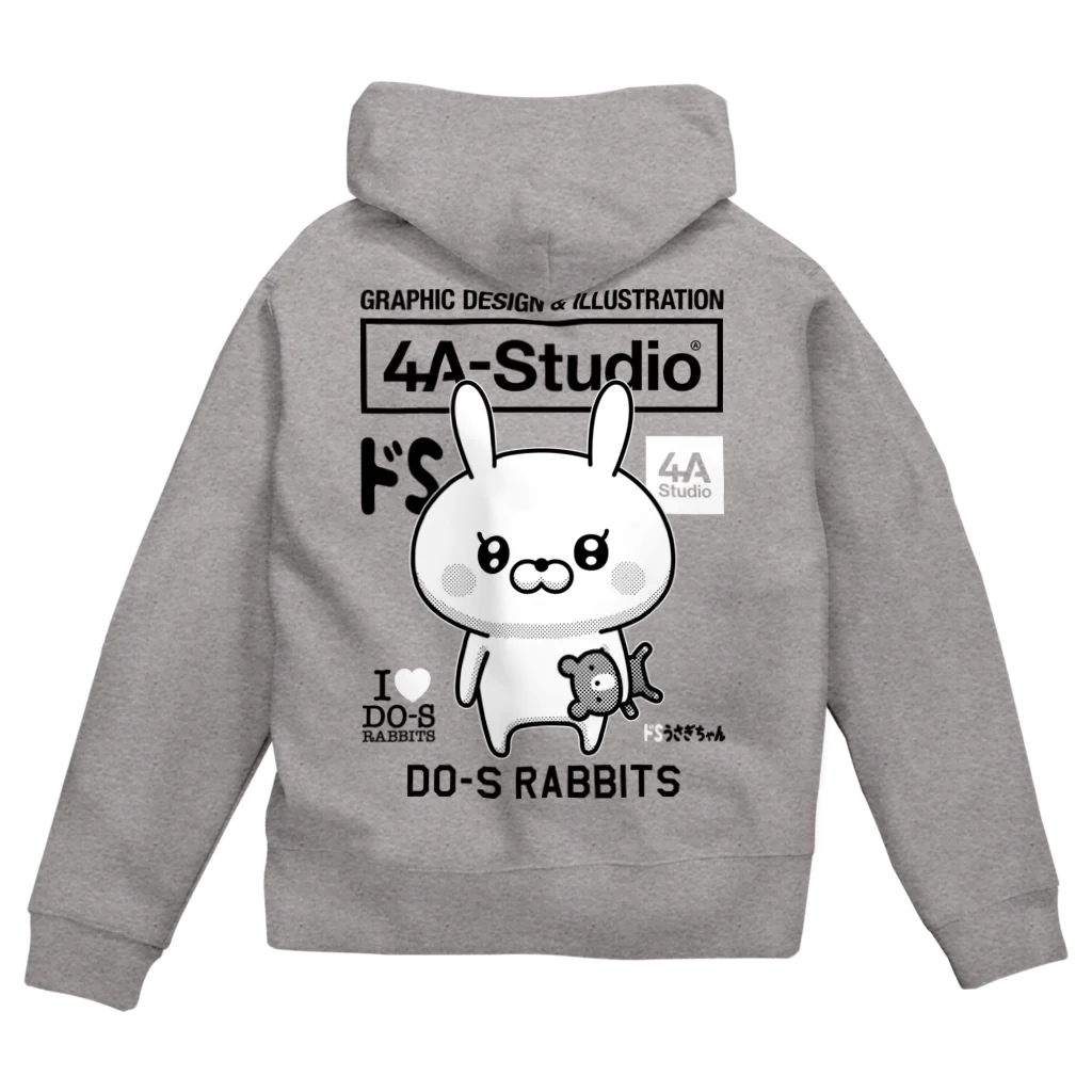 4A-Studio（よんえーすたじお）のドＳうさぎちゃん（クレイジーVer.） ジップパーカー