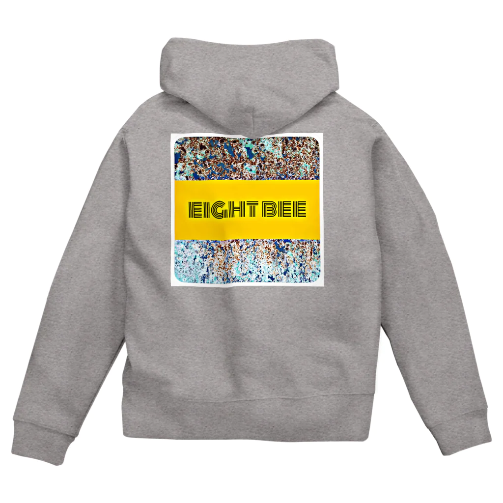 8/8 Ｅight bee clothingのＥight bee ロゴ001 ジップパーカー