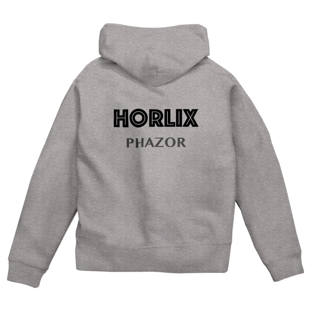 PHAZOR 公式のHorliX フロントジップフーディ ジップパーカー