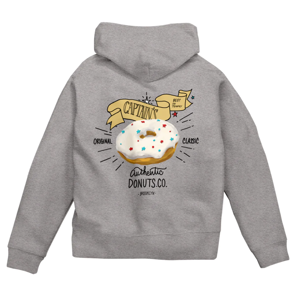 板チョコ屋のCAPTAIN'S DONUTS Zip Hoodie