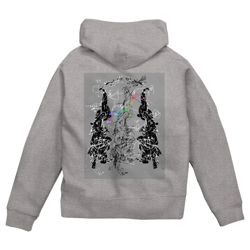 MikaTamo totally hobbyのMy animals 0.5a Zip Hoodie