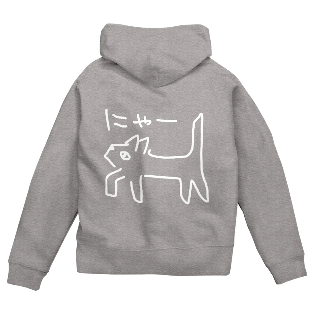 ののの猫屋敷の【テト】 Zip Hoodie